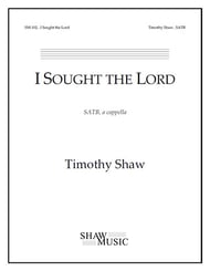 I Sought the Lord SATB choral sheet music cover Thumbnail